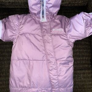 Columbia Lavender 3-6m snowsuit
